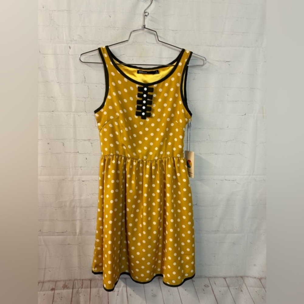 Dear Creatures Polka Dot Dress size Small NWT